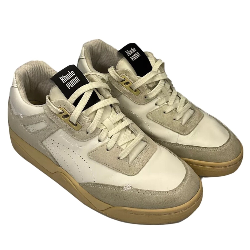 Rhude x Puma Mens 9 Palace Guard Sneakers Star White Retro Shoes 370017-01 2019